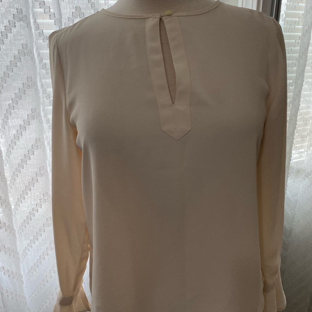 Cream blouse loft